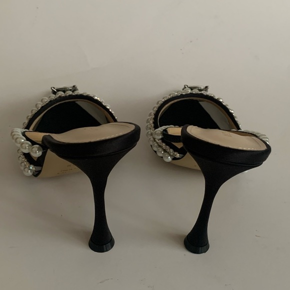 Mach and Mach Diamond of Elizabeth Imitation Pearl pointed toe mule - Picture 7 of 10
